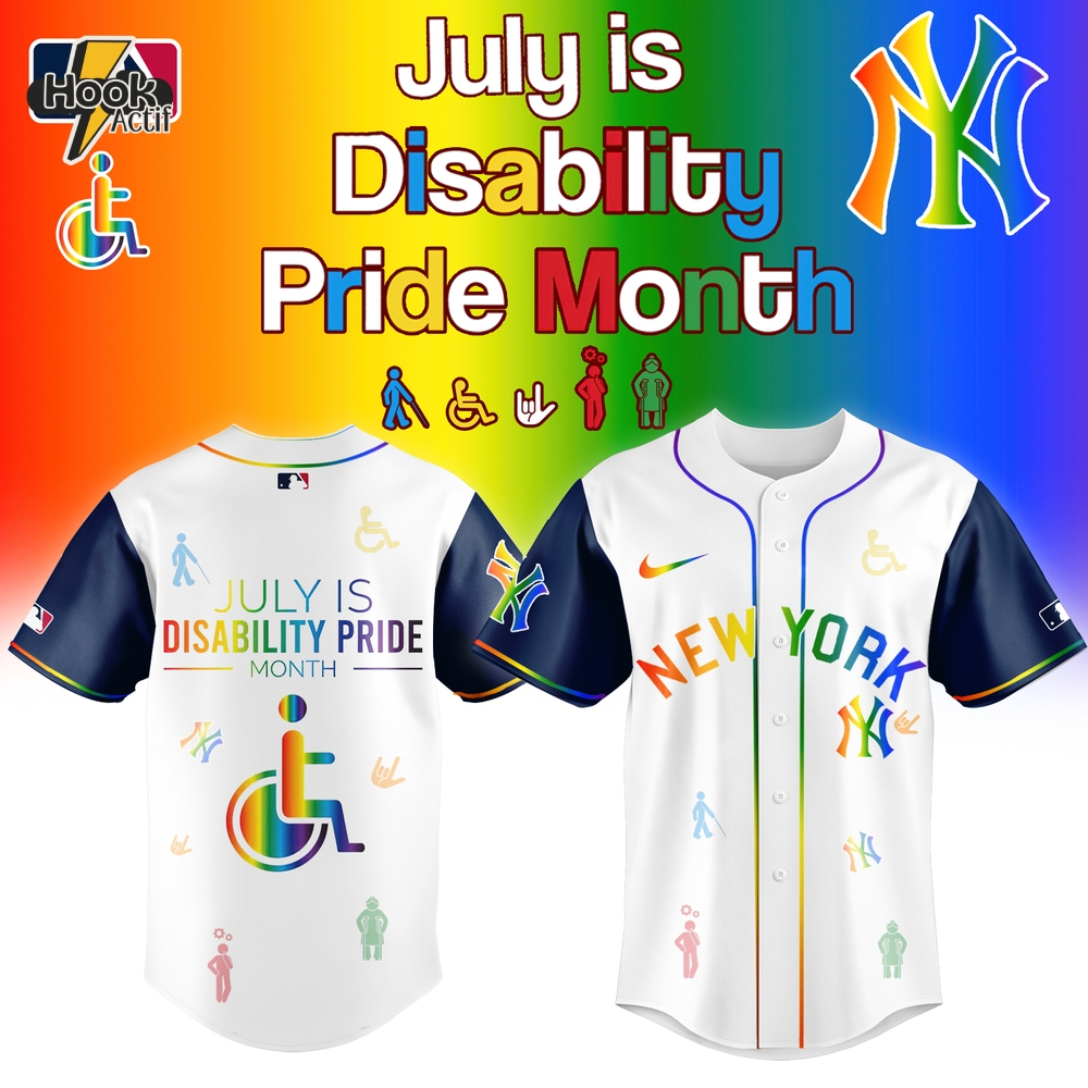New York Yankees x Disability Pride Month 2025 Jersey New York Yankees x Disability Pride Month 2025 Jersey