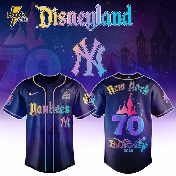 New York Yankees x Disneyland 70th Anniversary Jersey