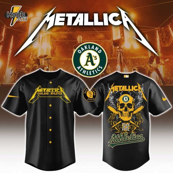 Oakland Athletics MLB x Metallica Jersey Limited Edition