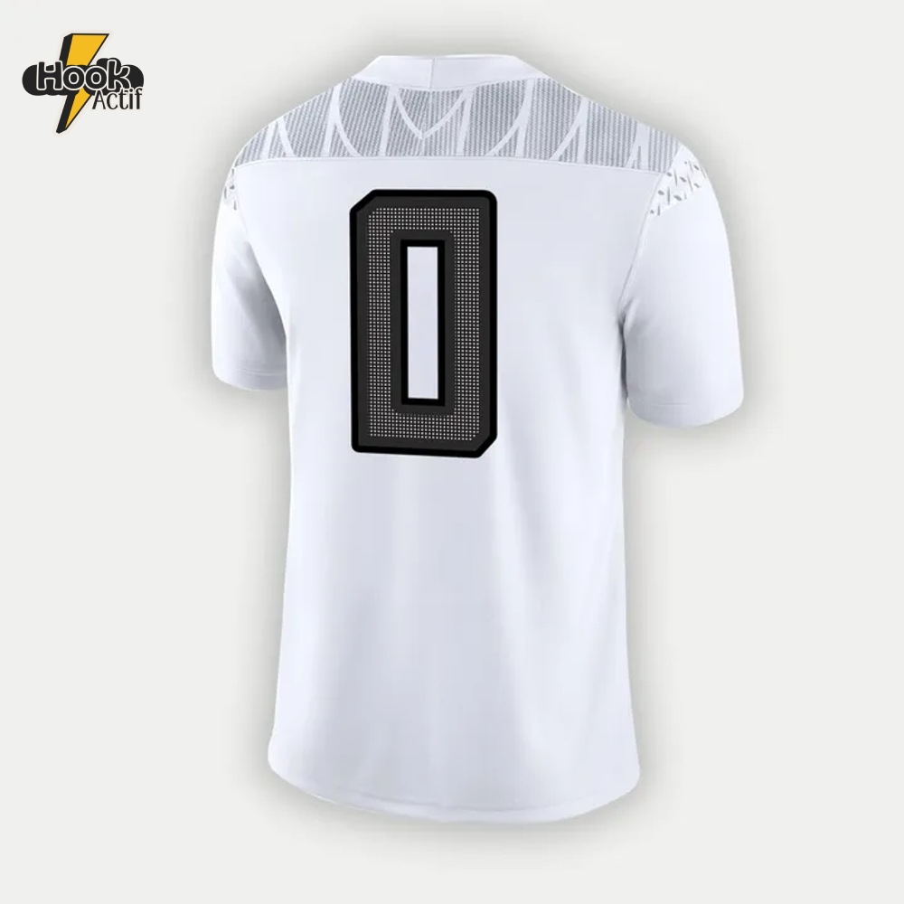 Oregon Ducks Game 2025 White Premium Football Jersey Oregon Ducks Game 2025 White Premium Football Jersey