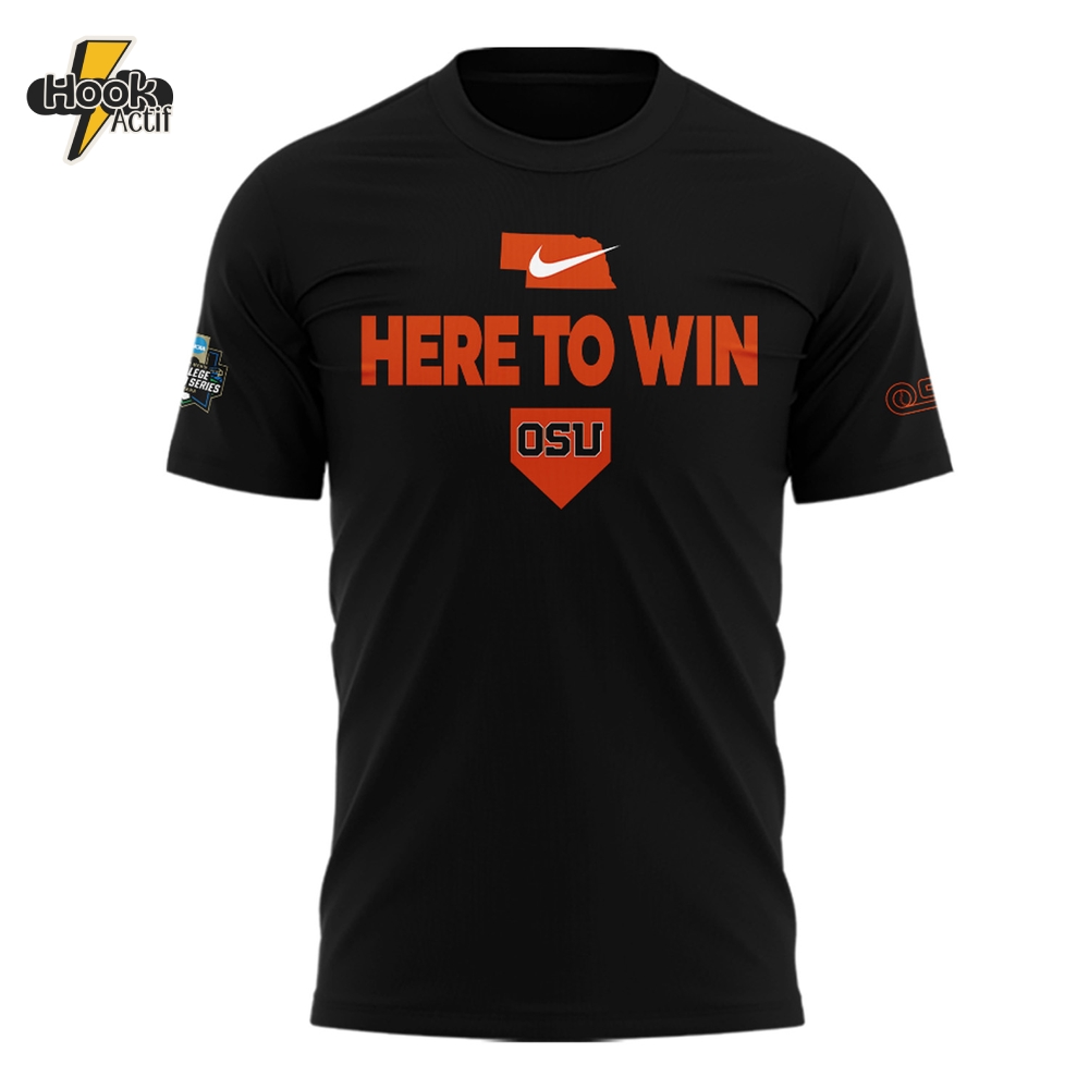 Oregon State Beavers 2025 College World Series Here To Win Special Tee Oregon State Beavers 2025 College World Series Here To Win Special Tee