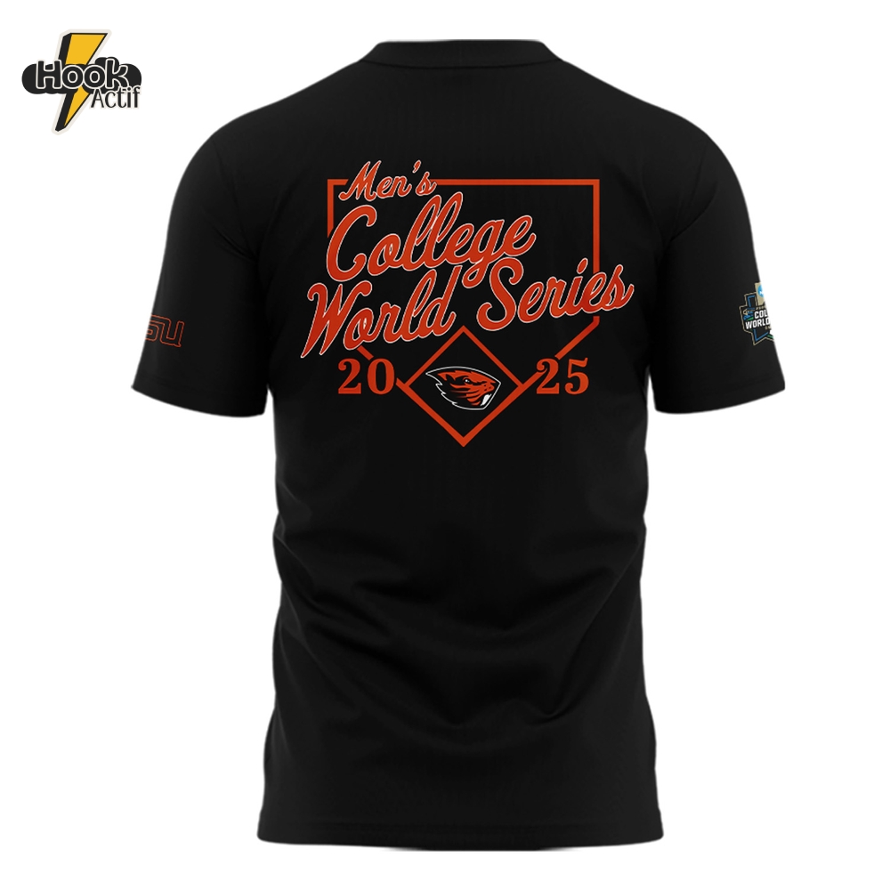 Oregon State Beavers 2025 College World Series Here To Win Special Tee Oregon State Beavers 2025 College World Series Here To Win Special Tee