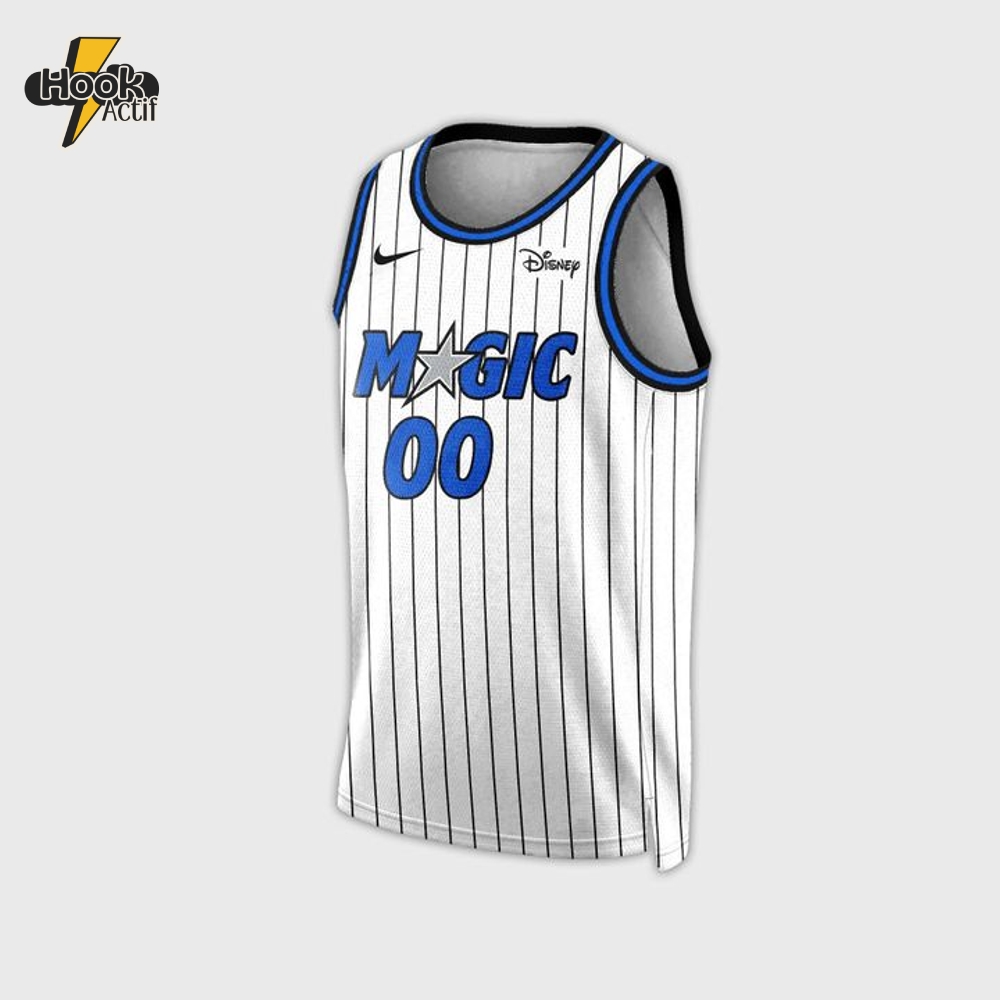 Orlando Magic The Star Uniform 2025 Personalized Basketball Jersey - White Orlando Magic The Star Uniform 2025 Personalized Basketball Jersey - White