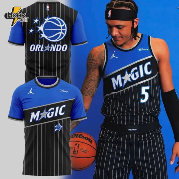 Orlando Magic The Star Uniform 2025 Special Black Tee
