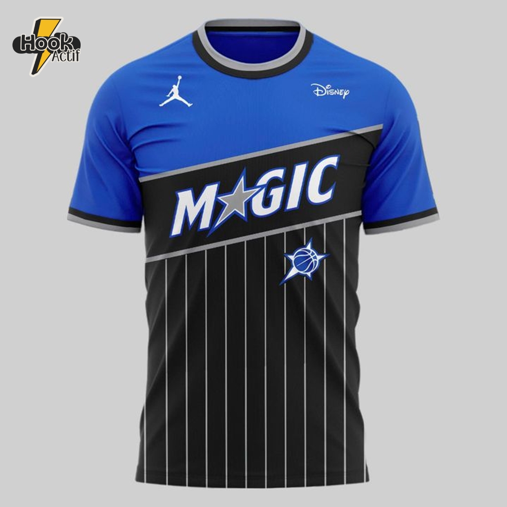 Orlando Magic The Star Uniform 2025 Special Black Tee Orlando Magic The Star Uniform 2025 Special Black Tee
