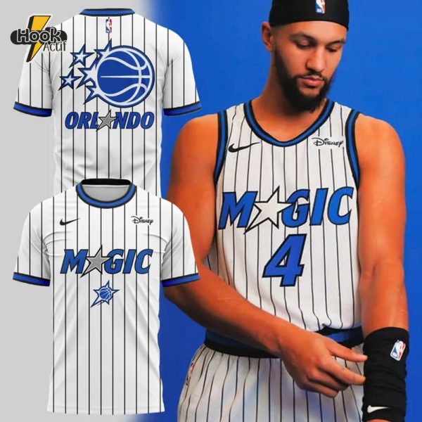 Orlando Magic The Star Uniform 2025 Special White Tee
