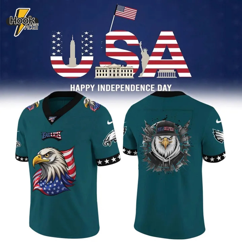 Philadelphia Eagles 2025 Happy Independence Day Limited Football Jersey Philadelphia Eagles 2025 Happy Independence Day Limited Football Jersey