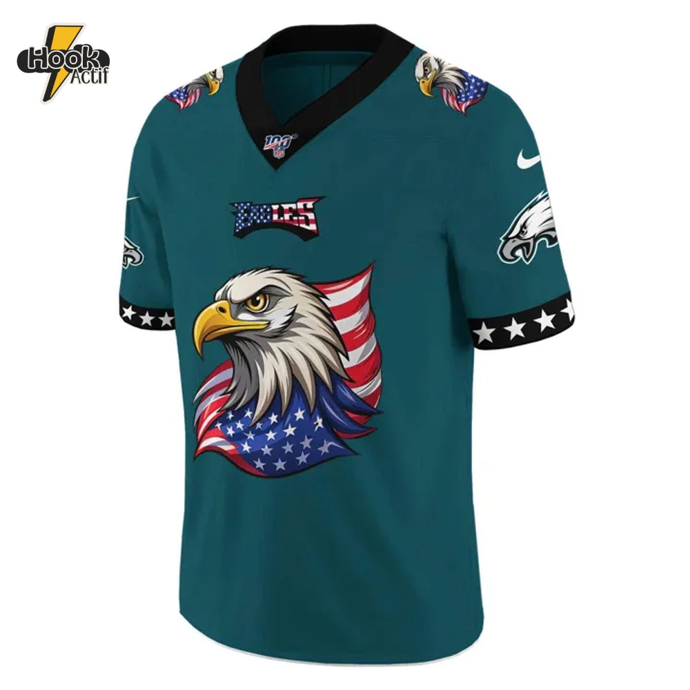 Philadelphia Eagles 2025 Happy Independence Day Limited Football Jersey Philadelphia Eagles 2025 Happy Independence Day Limited Football Jersey