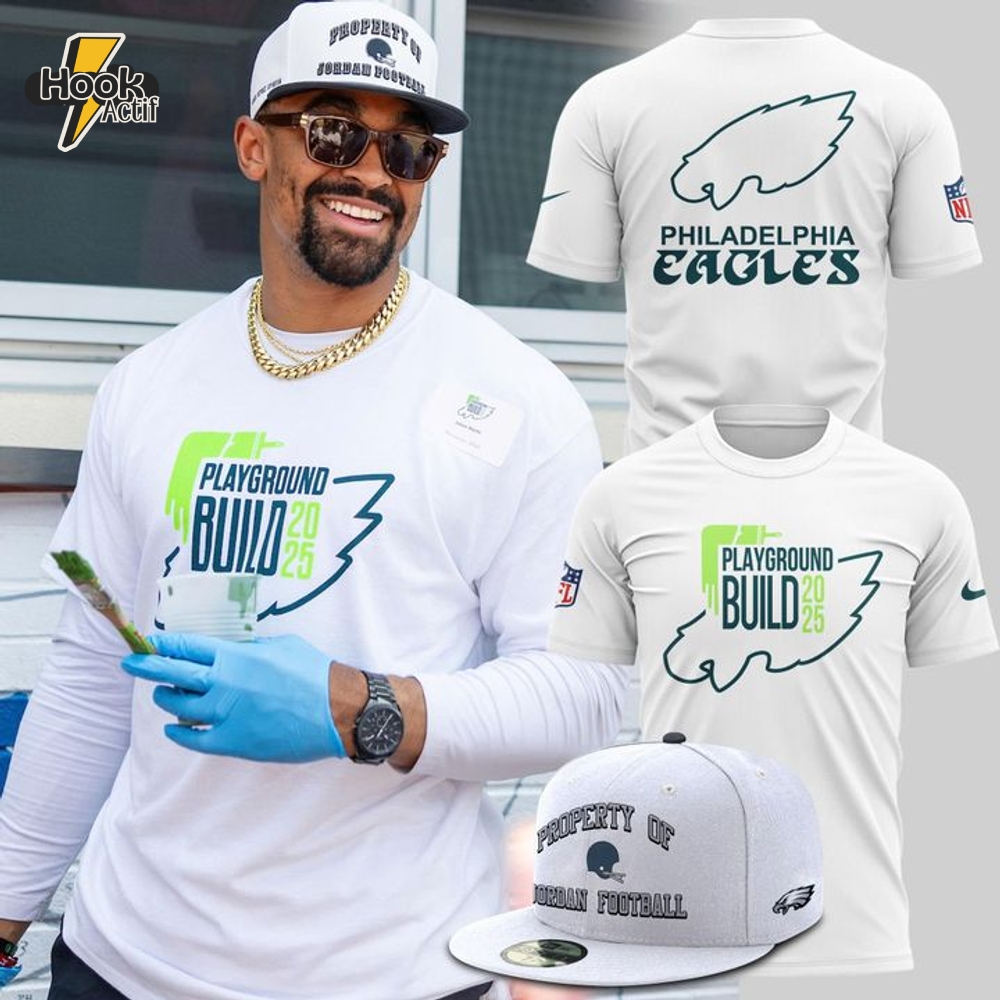 Philadelphia Eagles Playground Build Eagles Stroke 2025 Special White Tee Philadelphia Eagles Playground Build Eagles Stroke 2025 Special White Tee