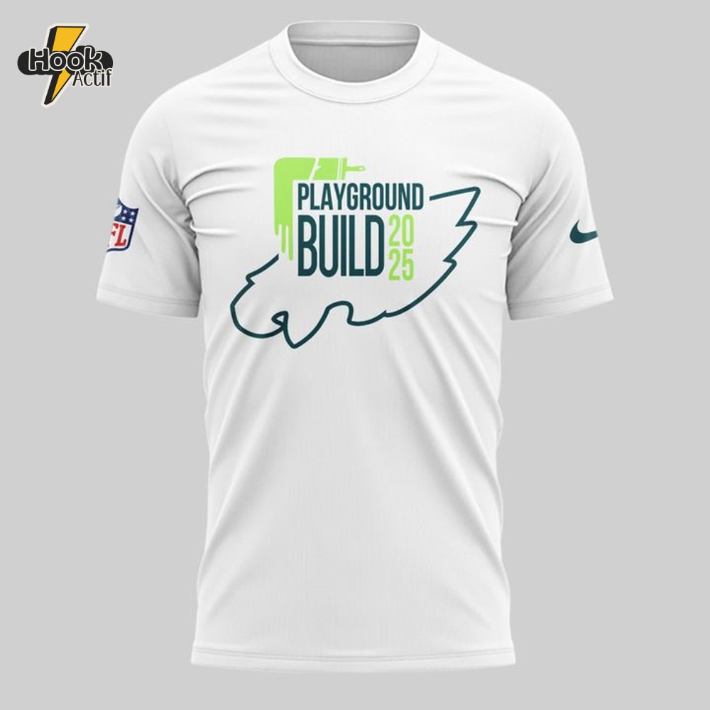 Philadelphia Eagles Playground Build Eagles Stroke 2025 Special White Tee Philadelphia Eagles Playground Build Eagles Stroke 2025 Special White Tee