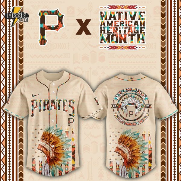 Pittsburgh Pirates MLB Native American Day Jersey 2025