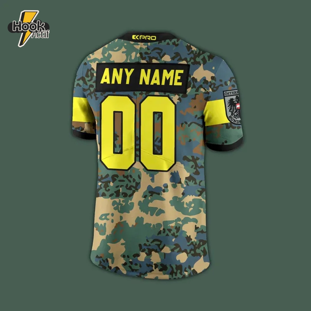 Prague Black Panthers Salute to Service 2025 Camo Football Jersey Prague Black Panthers Salute to Service 2025 Camo Football Jersey