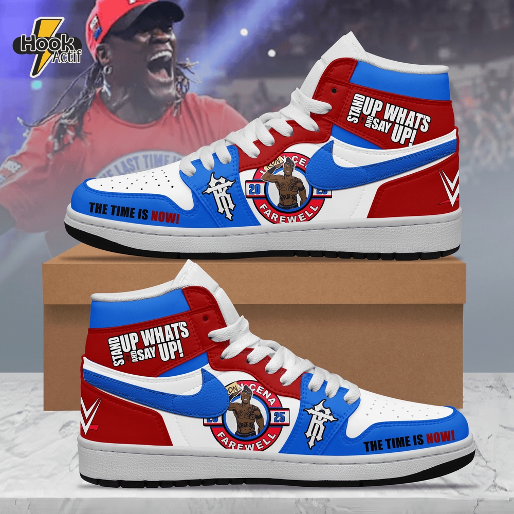 R-Truth "The Time is Now" Limited Edition Air Jordan 1 Sneaker R-Truth "The Time is Now" Limited Edition Air Jordan 1 Sneaker