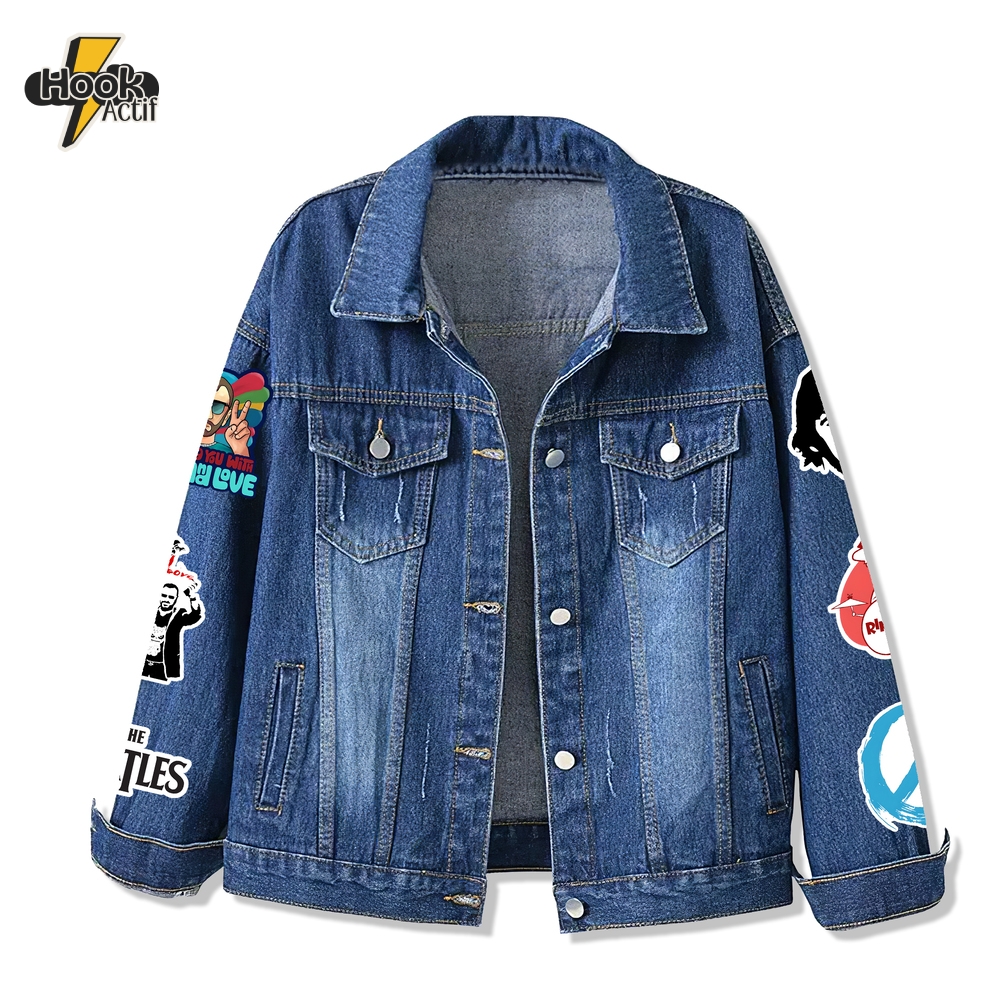 Ringo Starr "PEACE LOVE" 2025 Limited Edition Denim Jacket Ringo Starr "PEACE LOVE" 2025 Limited Edition Denim Jacket