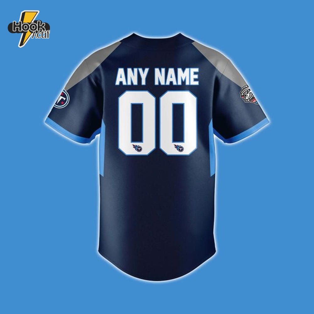 Rocket City Trash Panda x Tennessee Titans Night Custom Baseball Jersey Rocket City Trash Panda x Tennessee Titans Night Custom Baseball Jersey