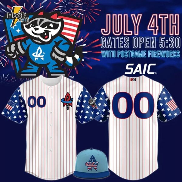 Rocket City Trash Pandas x 2025 Independence Day Limited Baseball Jersey
