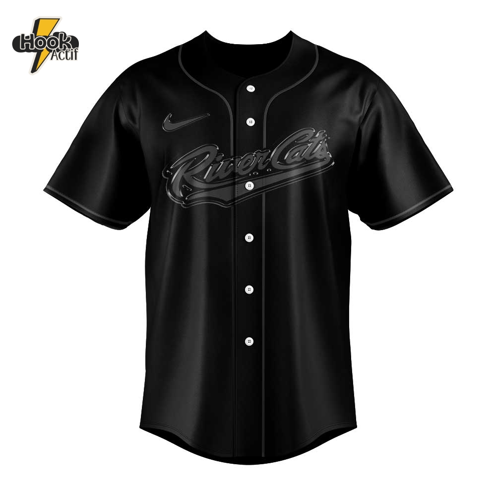 Sacramento River Cats Back in Black Premium Baseball Jersey Sacramento River Cats Back in Black Premium Baseball Jersey