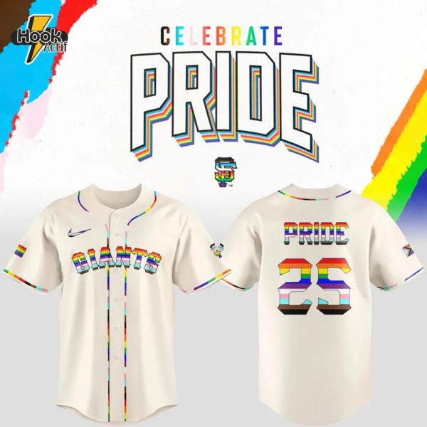 San Francisco Giants Celebrate Pride Month 2025 Special Baseball Jersey