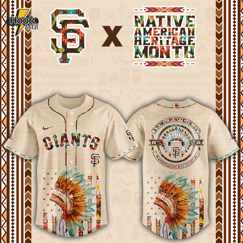 San Francisco Giants MLB Native American Day Jersey 2025 San Francisco Giants MLB Native American Day Jersey 2025