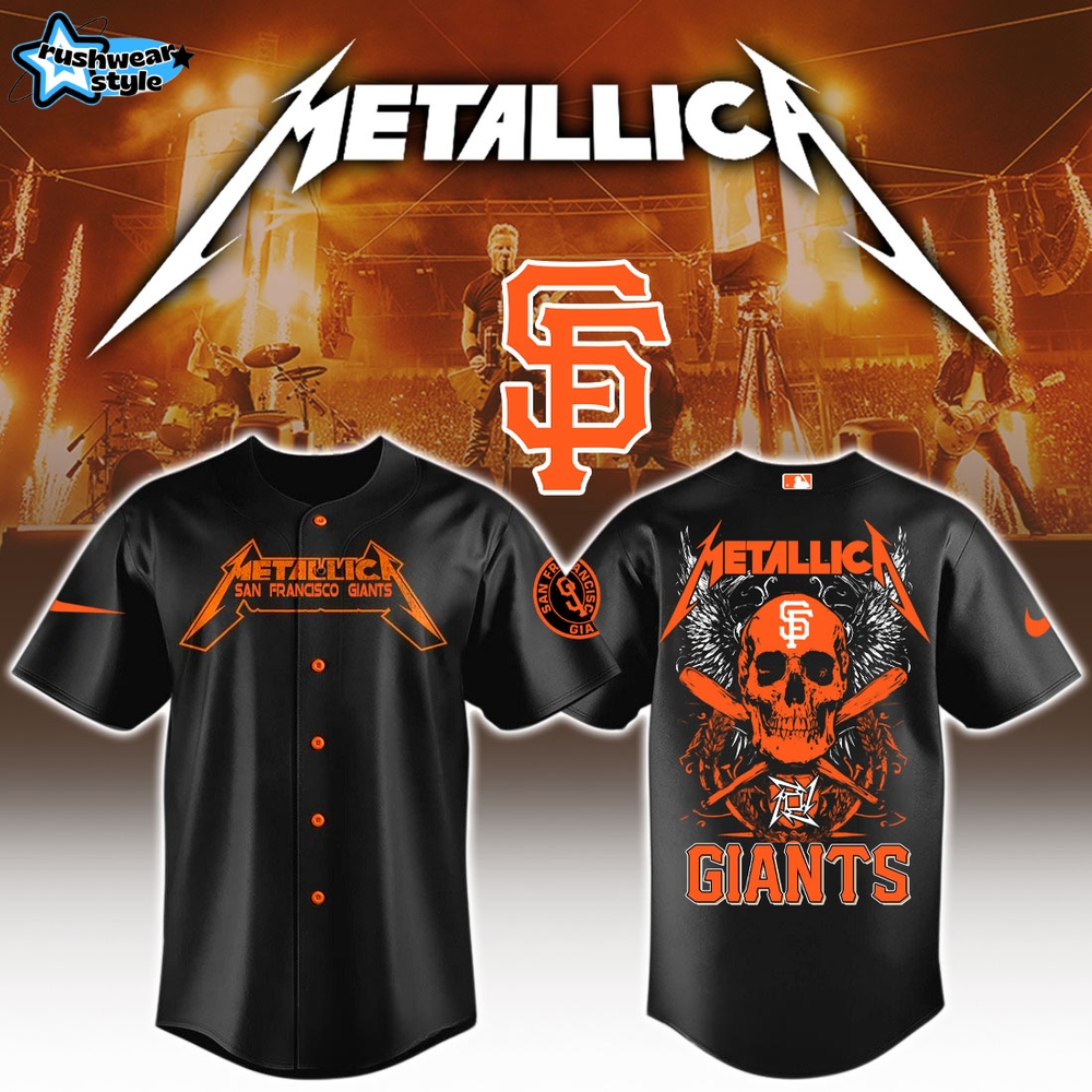 San Francisco Giants MLB x Metallica Jersey Limited Edition San Francisco Giants MLB x Metallica Jersey Limited Edition
