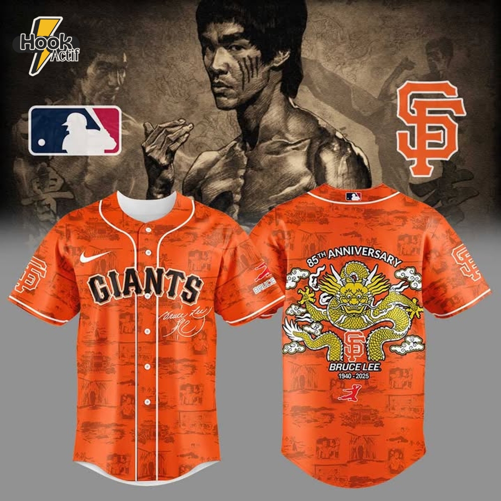 San Francisco Giants x Bruce Lee 85th Anniversary Limited Jersey San Francisco Giants x Bruce Lee 85th Anniversary Limited Jersey