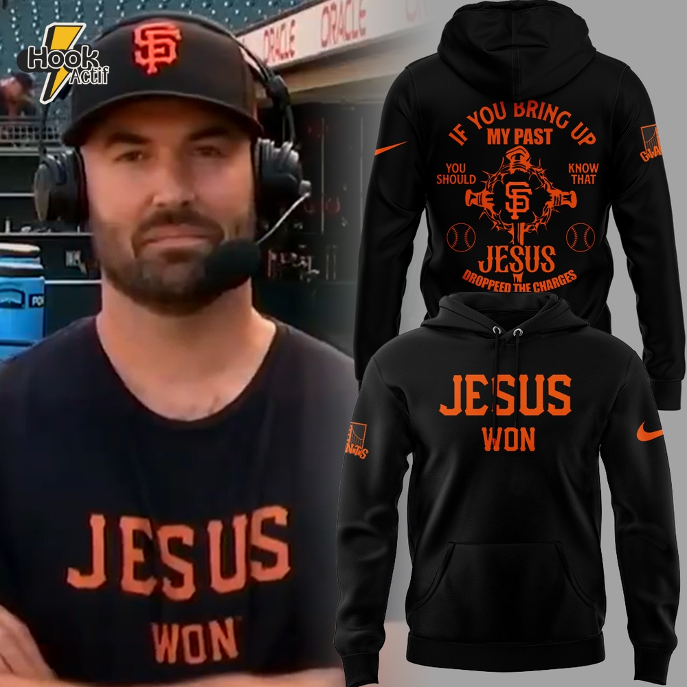 San Francisco Giants x JESUS WON Special Black Hoodie San Francisco Giants x JESUS WON Special Black Hoodie