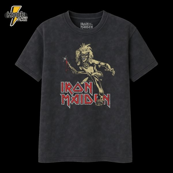 Sanctuary Eddie 1980 Tour Vintage Black Tee