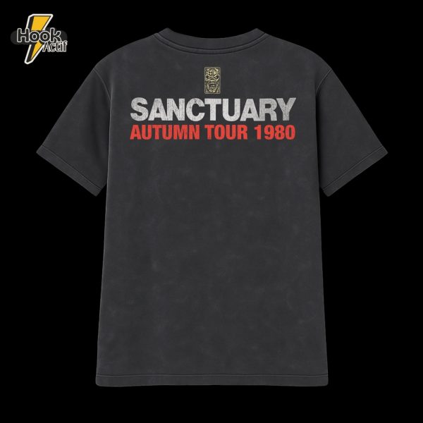 Sanctuary Eddie 1980 Tour Vintage Black Tee – Buy Online at HookActif.com