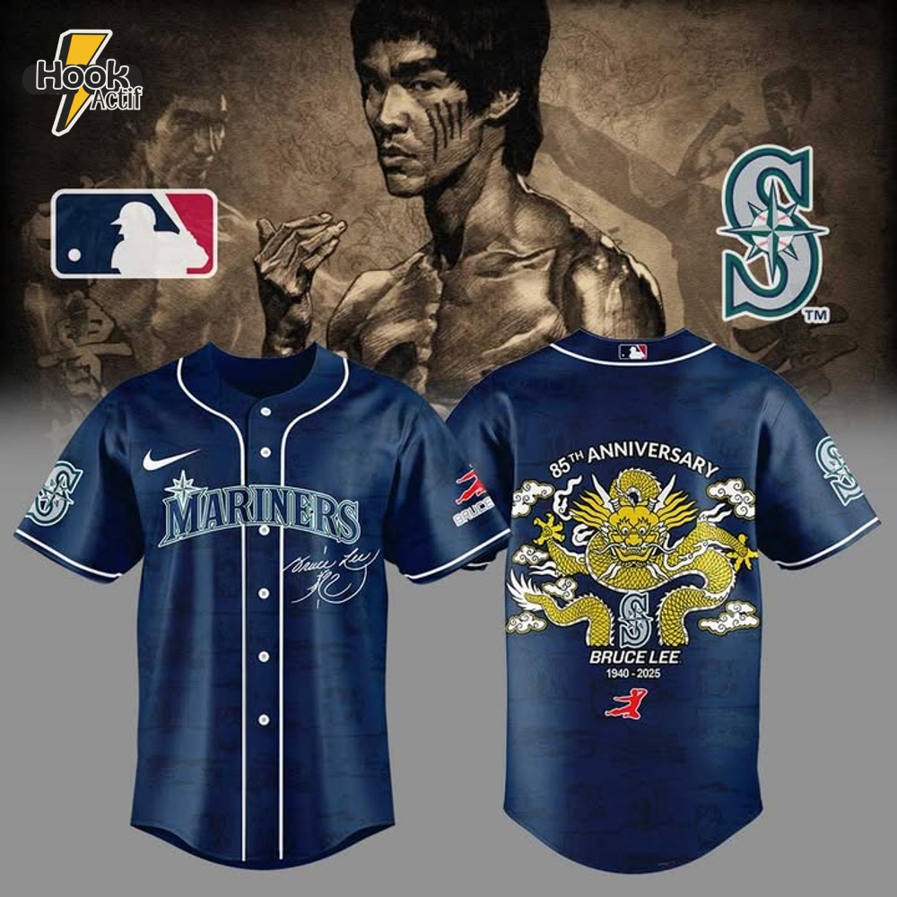 Seattle Mariners x Bruce Lee 85th Anniversary Limited Jersey Seattle Mariners x Bruce Lee 85th Anniversary Limited Jersey