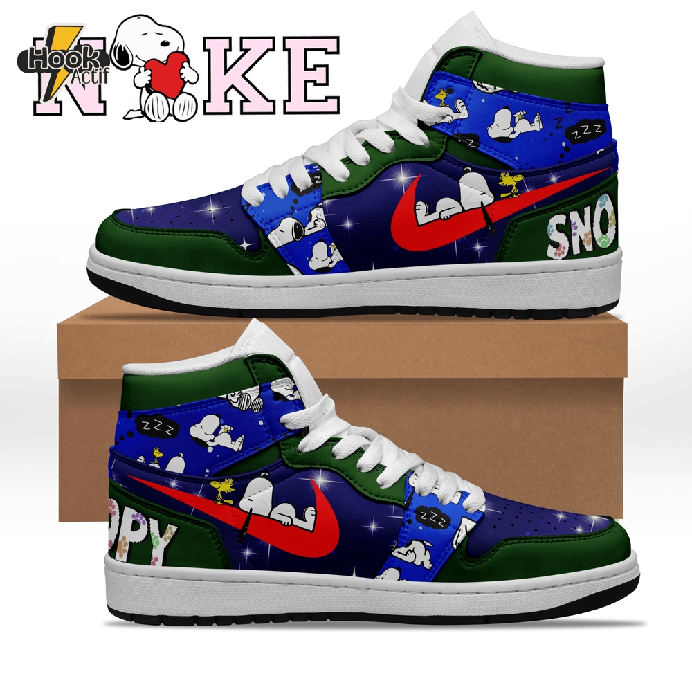 Snoopy Air Jordan 1 Sneaker Snoopy Air Jordan 1 Sneaker