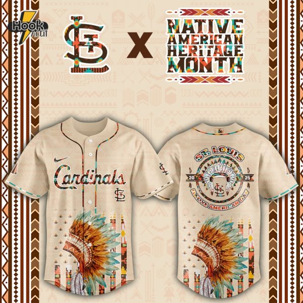 St. Louis Cardinals MLB Native American Day Jersey 2025