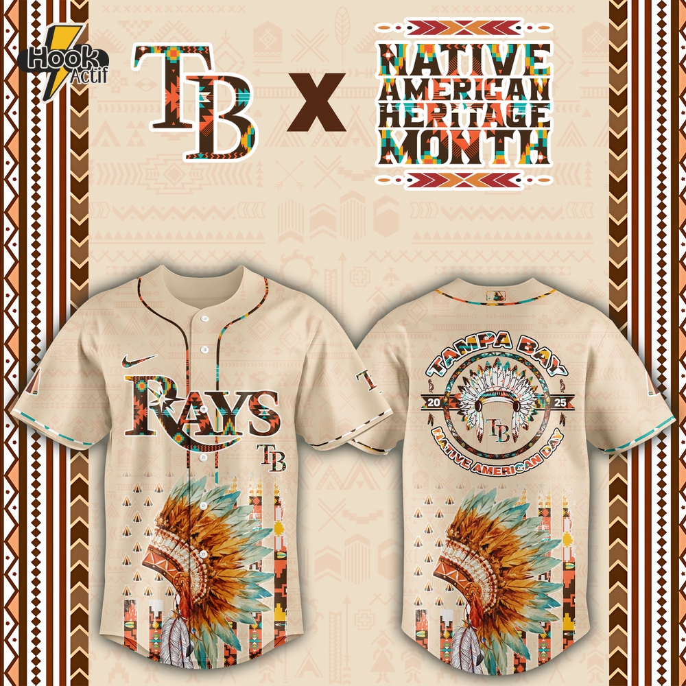 Tampa Bay Rays MLB Native American Day Jersey 2025 Tampa Bay Rays MLB Native American Day Jersey 2025