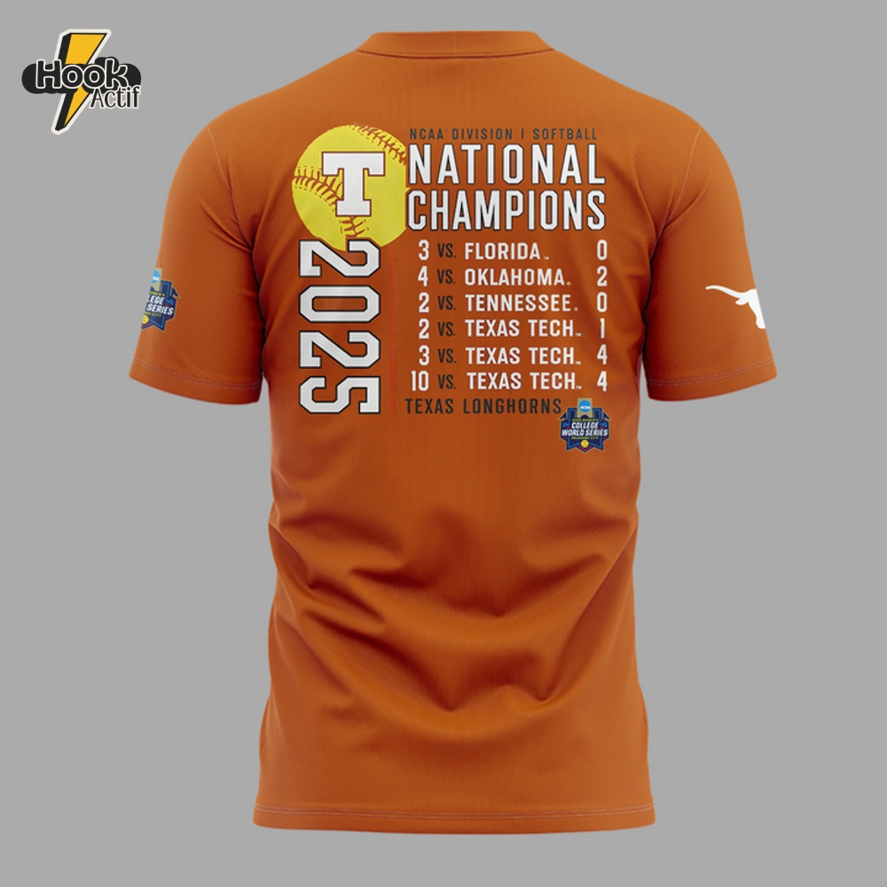 Texas Longhorns Softball 2025 National Champions Special Shirt Texas Longhorns Softball 2025 National Champions Special Shirt
