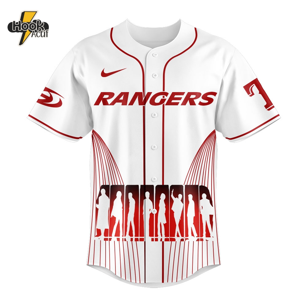 Texas Rangers x Ateez 2025 World Tour In Your Fantasy White Baseball Jersey Texas Rangers x Ateez 2025 World Tour In Your Fantasy White Baseball Jersey