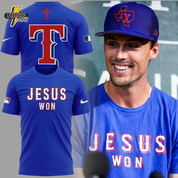 Texas Rangers x JESUS WON Special Tee