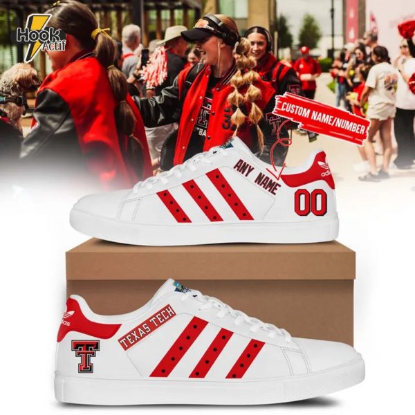 Texas Tech Red Raiders Softball x College World Series 2025 Custom Stan Smith Shoes