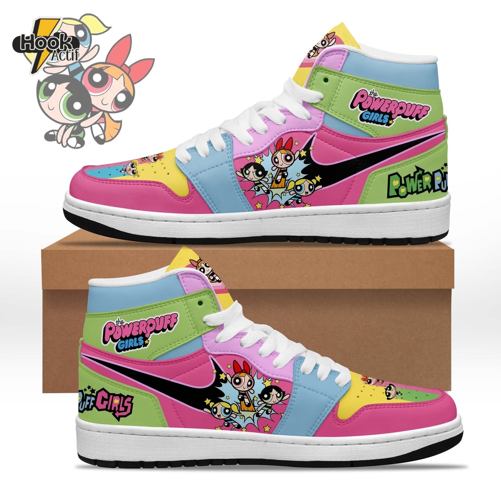 The Powerpuff Girls Air Jordan 1 Sneaker The Powerpuff Girls Air Jordan 1 Sneaker