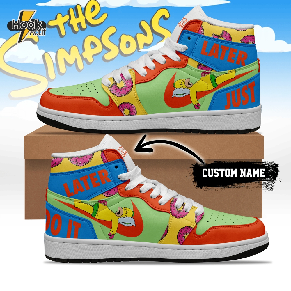 The Simpsons Air Jordan 1 Sneaker The Simpsons Air Jordan 1 Sneaker