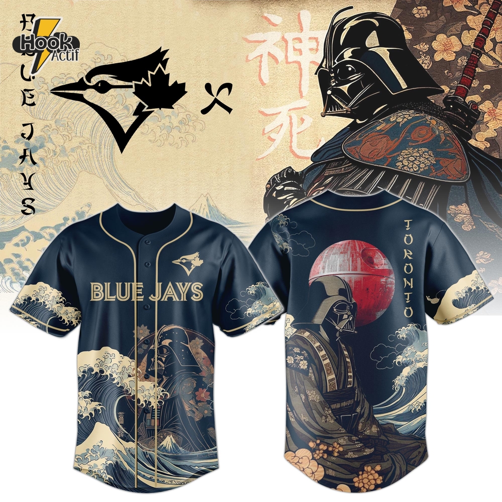 Toronto Blue Jays x Lord Vader Japan Edition 2025 Baseball Jersey Toronto Blue Jays x Lord Vader Japan Edition 2025 Baseball Jersey