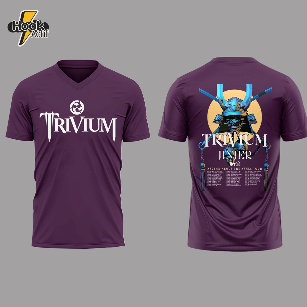Trivium Band Ascend Above The Ashes Tour 2025 Shirt Trivium Band Ascend Above The Ashes Tour 2025 Shirt