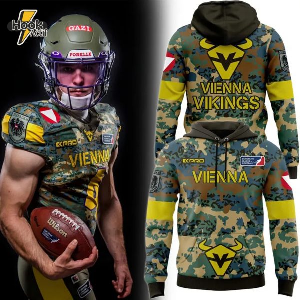 Vienna Vikings Salute to Service 2025 Special Hoodie