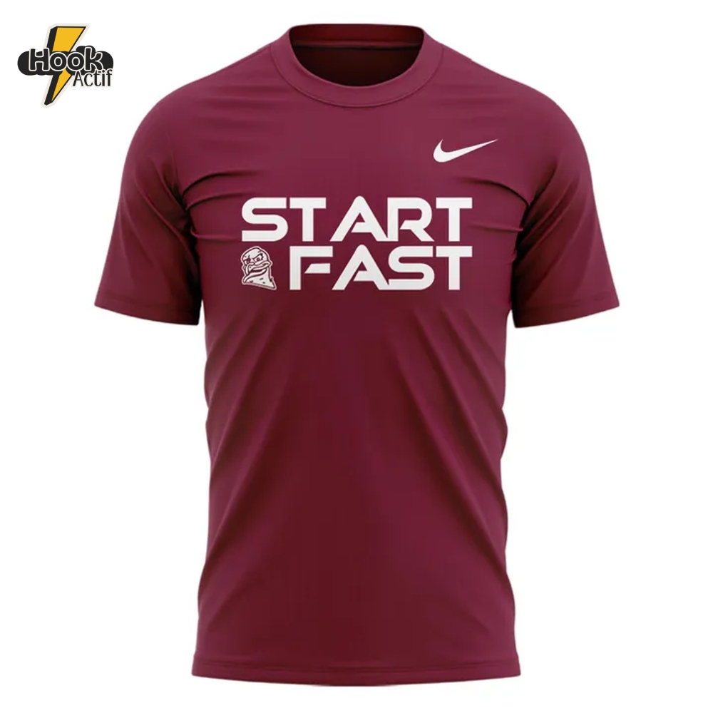 Virginia Tech Hokies "START FAST" Special Tee Virginia Tech Hokies "START FAST" Special Tee