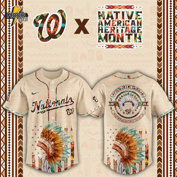 Washington Nationals MLB Native American Day Jersey 2025