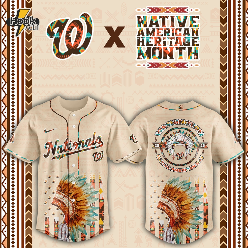 Washington Nationals MLB Native American Day Jersey 2025 Washington Nationals MLB Native American Day Jersey 2025