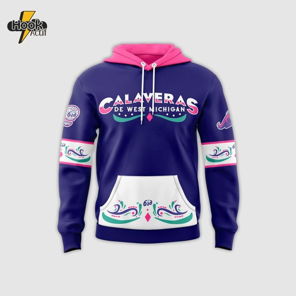 West Michigan Whitecaps Calaveras New Look 2025 Hoodie Set West Michigan Whitecaps Calaveras New Look 2025 Hoodie Set