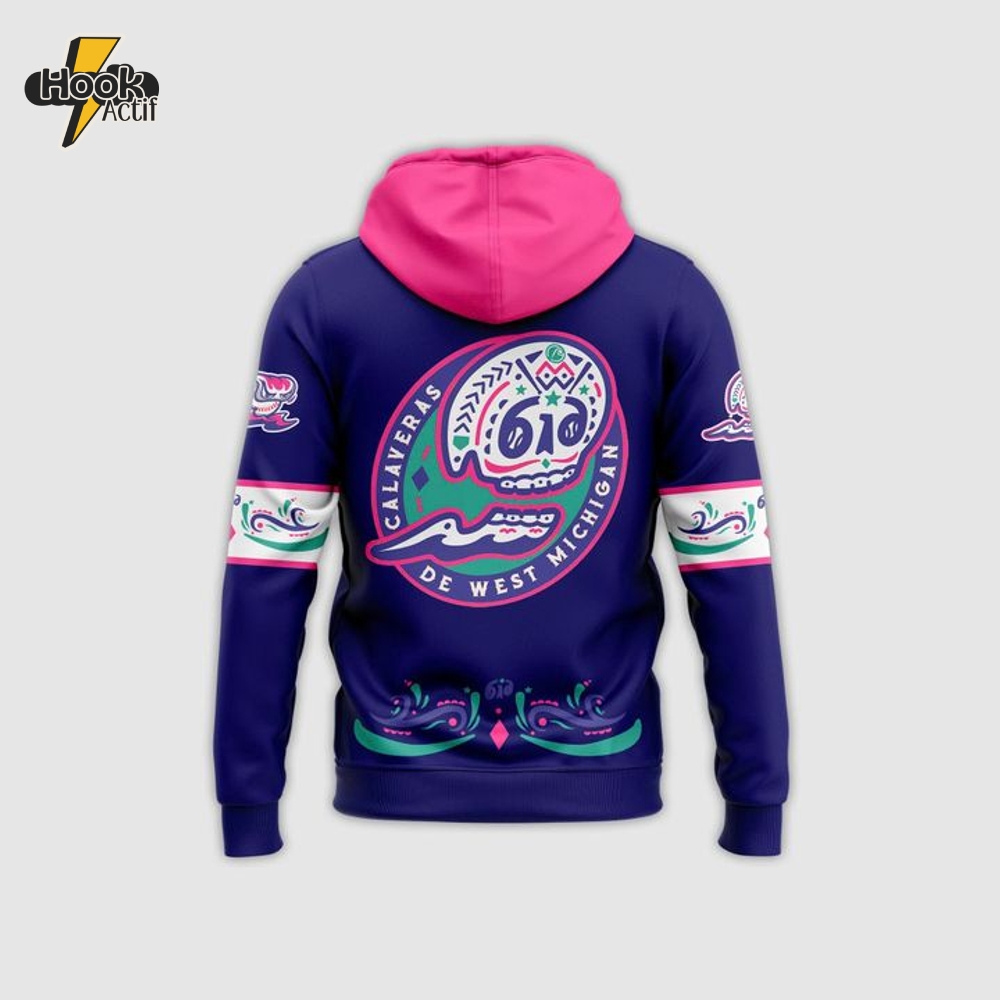 West Michigan Whitecaps Calaveras New Look 2025 Hoodie Set West Michigan Whitecaps Calaveras New Look 2025 Hoodie Set