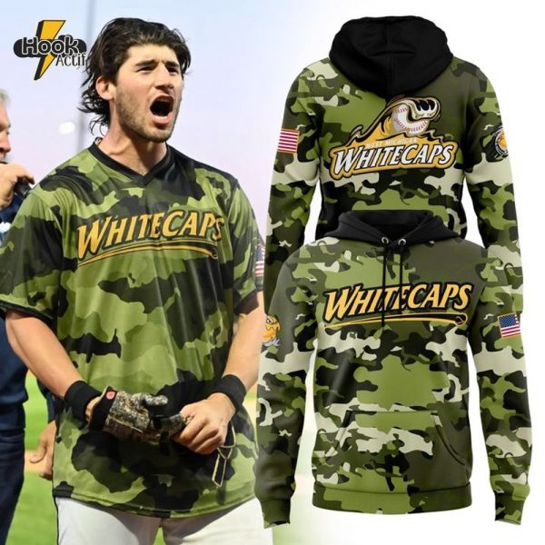 West Michigan Whitecaps Memorial Day Camo Hoodie