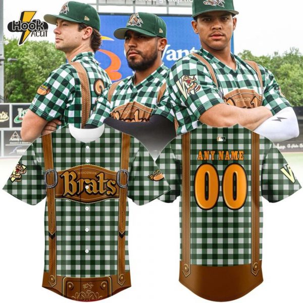 Wisconsin Timber Rattlers Flying Brats 2025 Personalized Baseball Jersey