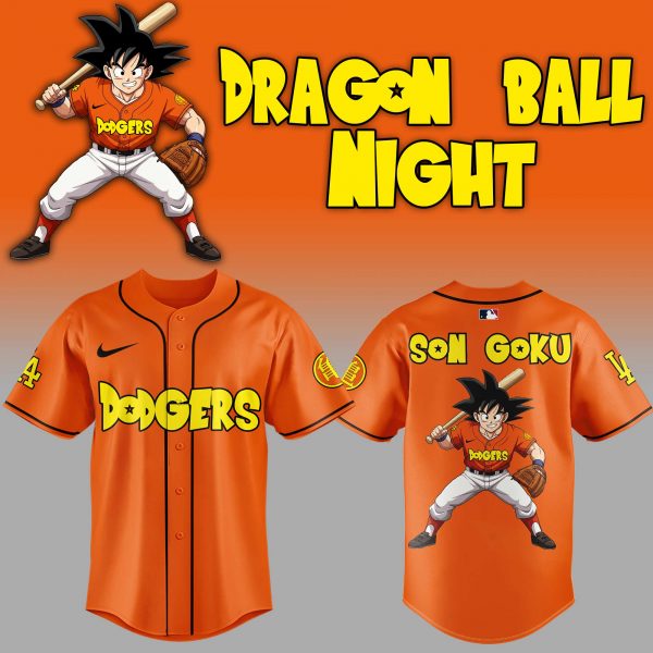 Los Angeles Dodgers x Dragon Ball Night 2025 Baseball Jersey
