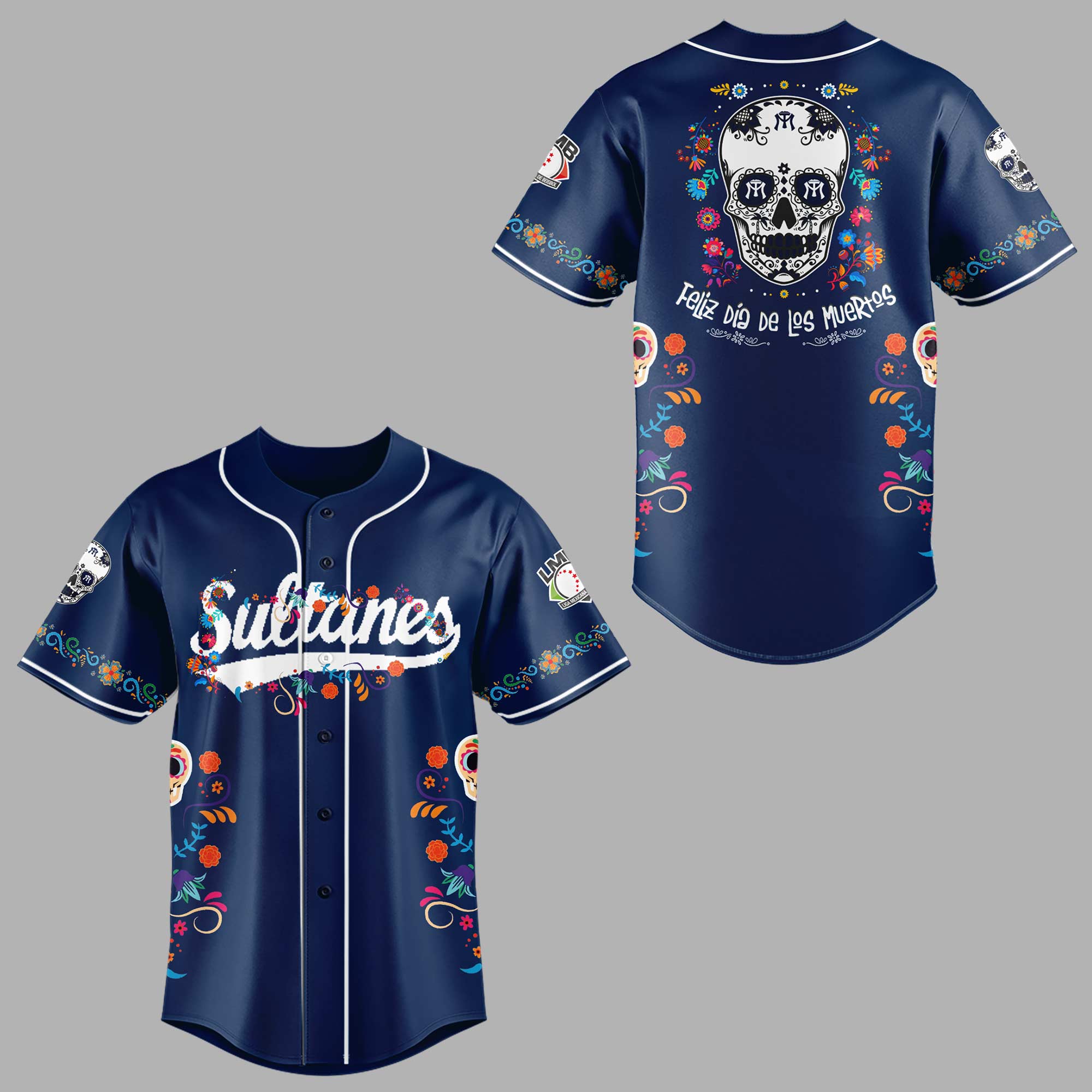 Sultanes de Monterrey x Dia De Los Muertor 2025 Jersey Sultanes de Monterrey x Dia De Los Muertor 2025 Jersey
